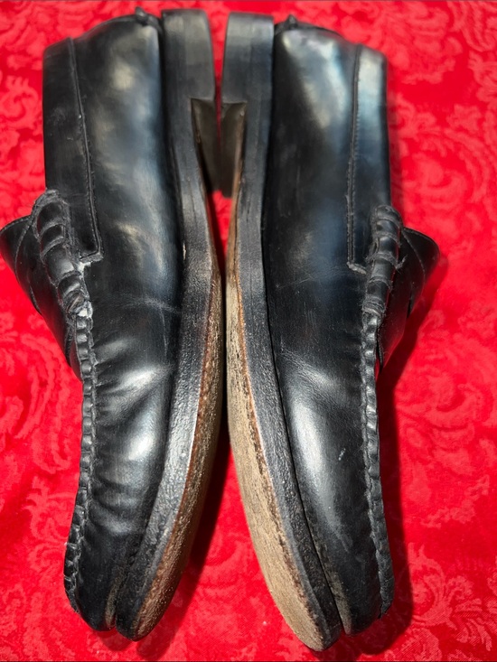 Johnston & Murphy Black Penny Loafers Men’s 11 Leather Slip On Classic main image 4